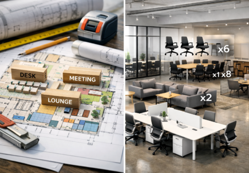 間取りとオフィス家具はセットで考えよう！